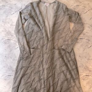 LuLaRoe Elegance Collection Sarah Duster Cardigan S